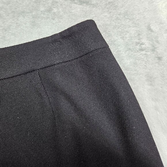Lafayette 148 Pants Womens 10 Black Stretch Wool Menswear Career Trousers - Picture 4 of 11